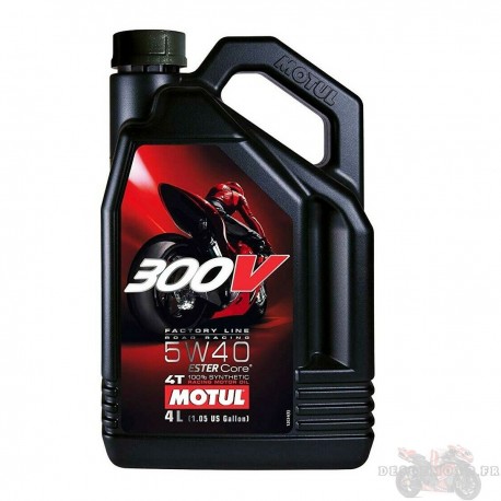 Huile moteur 300V MOTUL 4T 5W40 4L