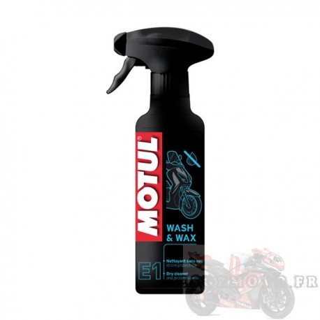 Nettoyant a sec moto E1 Wash & Wax MOTUL 400ML