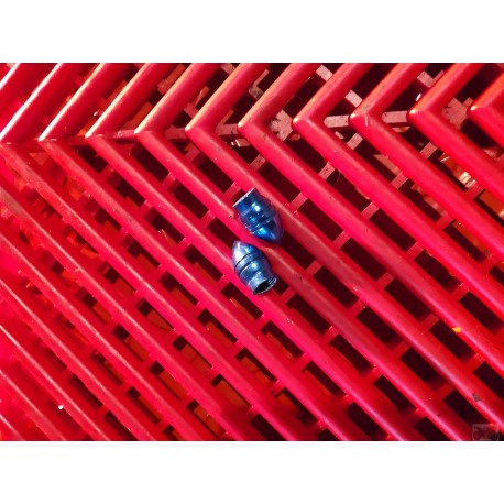 Bouchons de valve anodisés bleu ogive