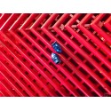Bouchons de valve anodisés bleu ogive