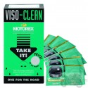 Lingettes nettoyantes casque et visiere MOTOREX Viso Clean X6