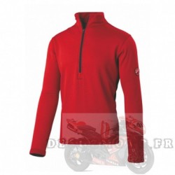 Sweat zippé polaire 3/4 Inn-Grid DUCATI rouge/noir taille L