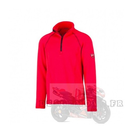 Sweat zippé polaire 3/4 Inn-Grid 3 DUCATI rouge taille M