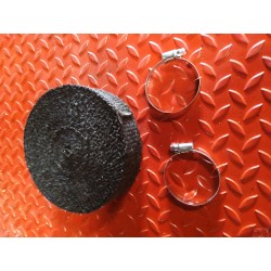Bande thermique collecteur 50mm x 7,5m 550°C noir