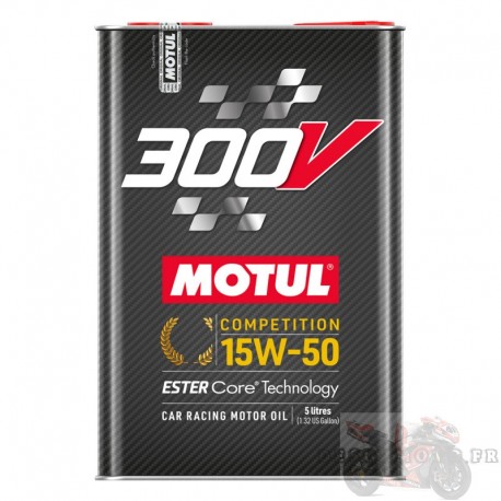 Huile 300V COMPETITION MOTUL 15W50 5L