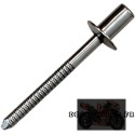 PROMO Rivet aveugle d'échappement AKRAPOVIC Acier inoxydable D:4,8 X 8MM 