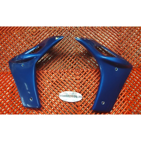 Ecopes de radiateur bleu pour FZ6 04-06