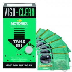 PROMO Lingettes nettoyantes casque et visiere MOTOREX Viso Clean X6