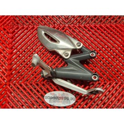 Platine avant droite avec pedale Triumph 675 street triple 2007 à 2012