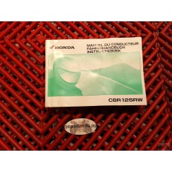 Manuel du conducteur CBR 125 R 11-16 