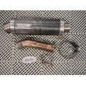 Silencieux Mivv carbone adaptable 650 SV 
