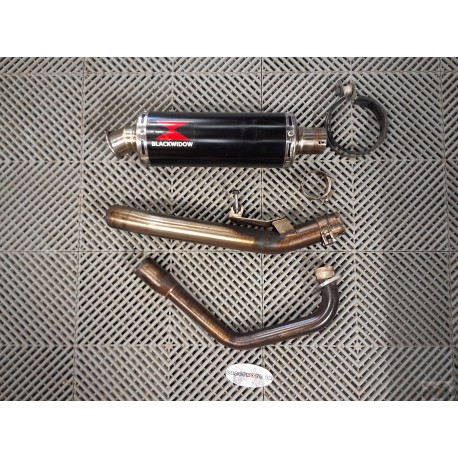 Ligne d'échappement BLACK WIDOW de CBR 125 R 11-16 