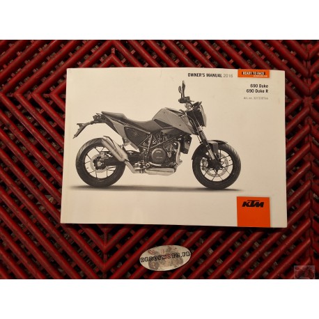 Manuel d'utilisation ANGLAIS pour 690 Duke 2016--2019