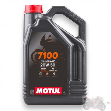 Huile moteur 7100 MOTUL 4T 20W50 4L