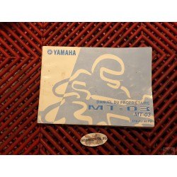 Manuel du propriétaire pour MT03 06-13
