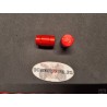 Bouchons de valve anodisé rouge gravés 1000 CBR pour CBR 1000 04-07